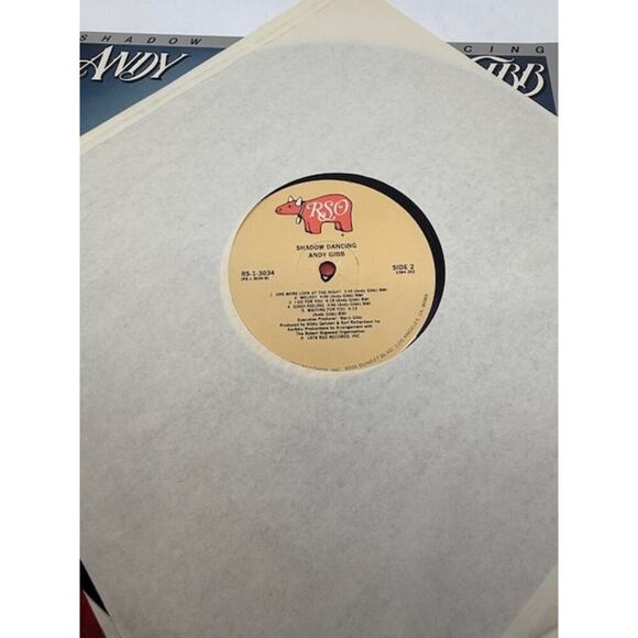 Andy Gibb – Shadow Dancing 1978 Vinyl Album Record - Picture 5 of 5